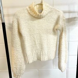 Ten Sixty Sherman Cream Colored Fuzzy Sweater